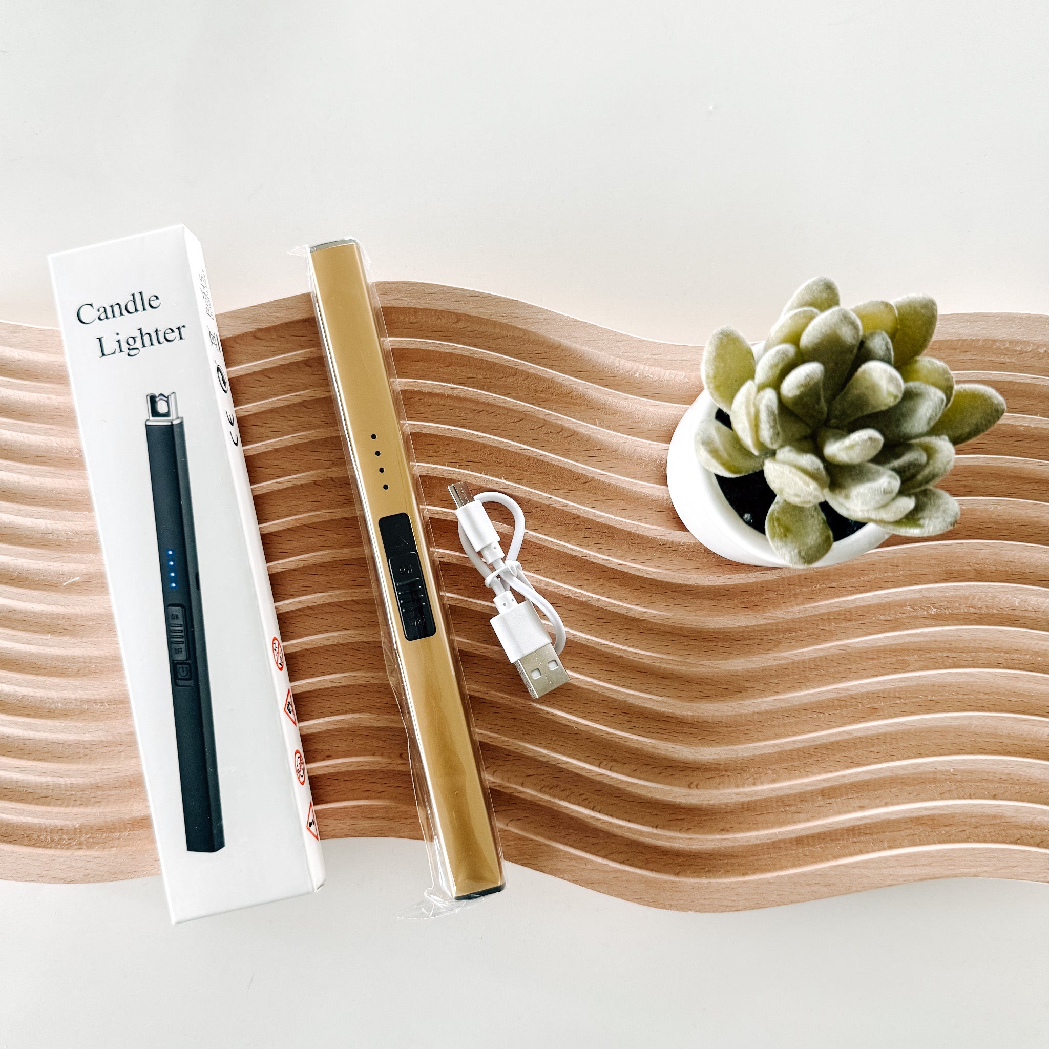 Gold USB Eco Candle Lighter